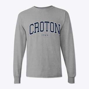 Croton Iowa Traditional Classic Long Sleeve T-Shirt