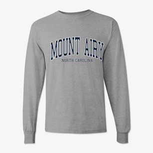 Mount Airy North Carolina Traditional Classic Long Sleeve T-Shirt