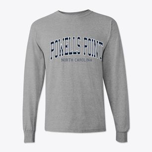 Powells Point North Carolina Traditional Classic Long Sleeve T-Shirt