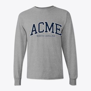 Acme North Carolina Traditional Classic Long Sleeve T-Shirt