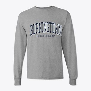 Burningtown North Carolina Traditional Classic Long Sleeve T-Shirt