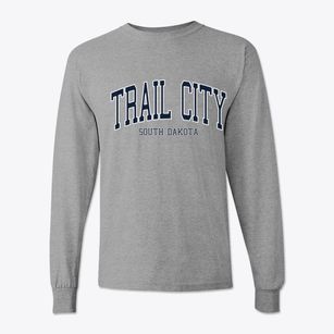 Trail City South Dakota Traditional Classic Long Sleeve T-Shirt