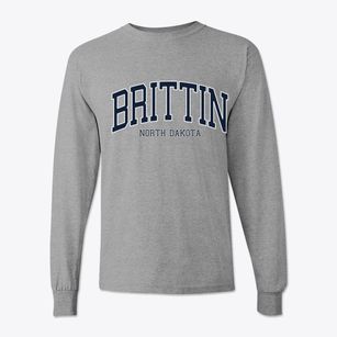 Brittin North Dakota Traditional Classic Long Sleeve T-Shirt