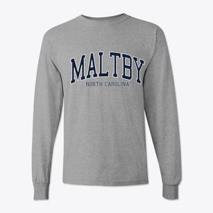 Maltby North Carolina Traditional Classic Long Sleeve T-Shirt