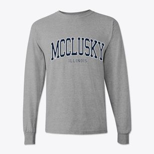 Mcclusky Illinois Traditional Classic Long Sleeve T-Shirt