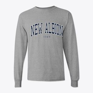 New Albion Iowa Traditional Classic Long Sleeve T-Shirt