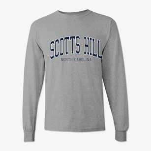 Scotts Hill North Carolina Traditional Classic Long Sleeve T-Shirt