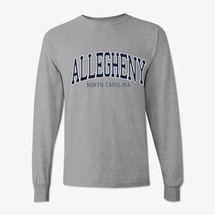 Allegheny North Carolina Traditional Classic Long Sleeve T-Shirt