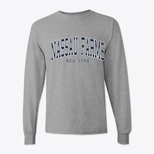 Nassau Farms New York Traditional Classic Long Sleeve T-Shirt