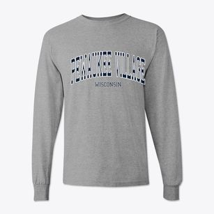 Pewaukee Village Wisconsin Traditional Classic Long Sleeve T-Shirt