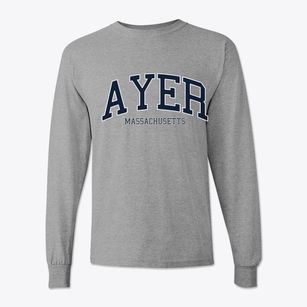 Ayer Massachusetts Traditional Classic Long Sleeve T-Shirt