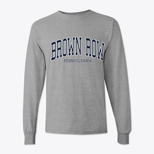 Brown Row Pennsylvania Traditional Classic Long Sleeve T-Shirt