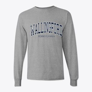Wallingford Pennsylvania Traditional Classic Long Sleeve T-Shirt