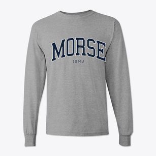 Morse Iowa Traditional Classic Long Sleeve T-Shirt