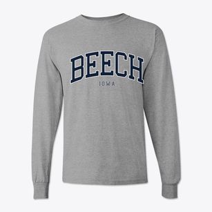 Beech Iowa Traditional Classic Long Sleeve T-Shirt