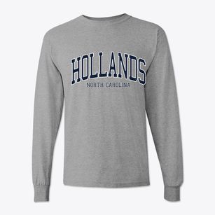Hollands North Carolina Traditional Classic Long Sleeve T-Shirt