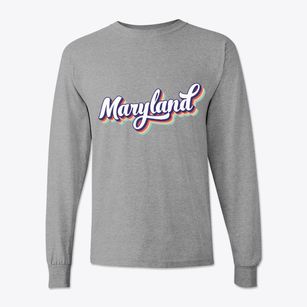  Maryland Retro Candy Vibes Classic Long Sleeve T-Shirt