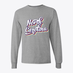  North Carolina Retro Candy Vibes Classic Long Sleeve T-Shirt