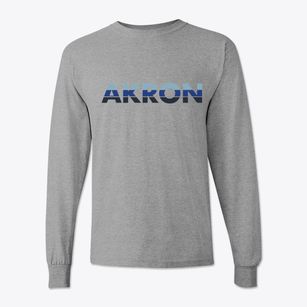 Akron Ohio Cool Breeze Classic Long Sleeve T-Shirt