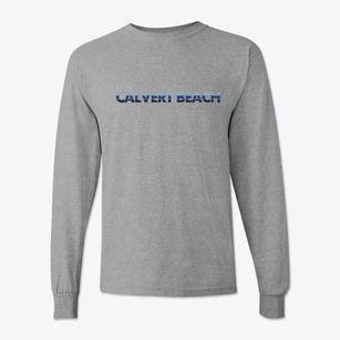 Calvert Beach Maryland Cool Breeze Classic Long Sleeve T-Shirt