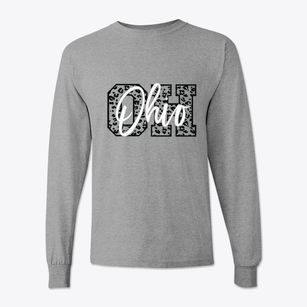  Ohio Leopard Text Classic Long Sleeve T-Shirt