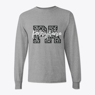  Pennsylvania Leopard Text Classic Long Sleeve T-Shirt