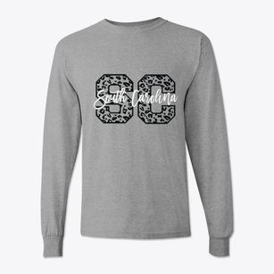  South Carolina Leopard Text Classic Long Sleeve T-Shirt