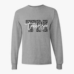  Tennessee Leopard Text Classic Long Sleeve T-Shirt