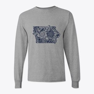 Iowa Mandala Classic Long Sleeve T-Shirt