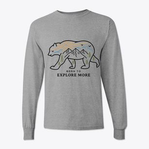   Born To Explore More Classic Long Sleeve T-Shirt