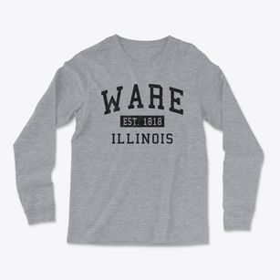 Ware Illinois Classic Established Light Soft Long Sleeve T-Shirt