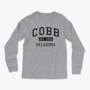 Cobb Oklahoma Classic Established Light Soft Long Sleeve T-Shirt