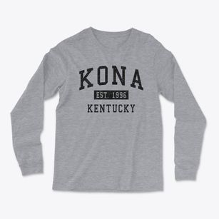 Kona Kentucky Classic Established Light Soft Long Sleeve T-Shirt