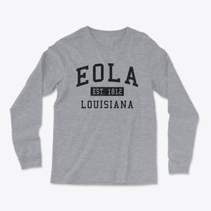 Eola Louisiana Classic Established Light Soft Long Sleeve T-Shirt