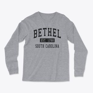 Bethel South Carolina Classic Established Light Soft Long Sleeve T-Shirt