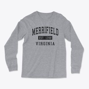 Merrifield Virginia Classic Established Light Soft Long Sleeve T-Shirt