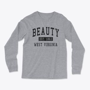 Beauty West Virginia Classic Established Light Soft Long Sleeve T-Shirt