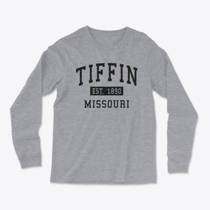 Tiffin Missouri Classic Established Light Soft Long Sleeve T-Shirt