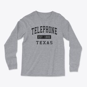Telephone Texas Classic Established Light Soft Long Sleeve T-Shirt