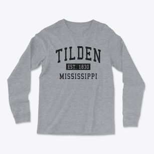 Tilden Mississippi Classic Established Light Soft Long Sleeve T-Shirt