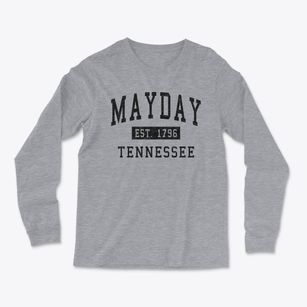Mayday Tennessee Classic Established Light Soft Long Sleeve T-Shirt