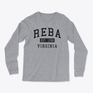 Reba Virginia Classic Established Light Soft Long Sleeve T-Shirt