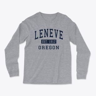 Leneve Oregon Classic Established Light Soft Long Sleeve T-Shirt