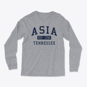 Asia Tennessee Classic Established Light Soft Long Sleeve T-Shirt