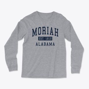 Moriah Alabama Classic Established Light Soft Long Sleeve T-Shirt