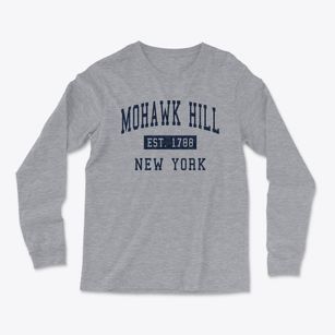 Mohawk Hill New York Classic Established Light Soft Long Sleeve T-Shirt