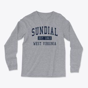 Sundial West Virginia Classic Established Light Soft Long Sleeve T-Shirt