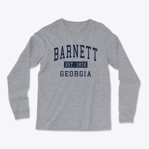 Barnett Georgia Classic Established Light Soft Long Sleeve T-Shirt