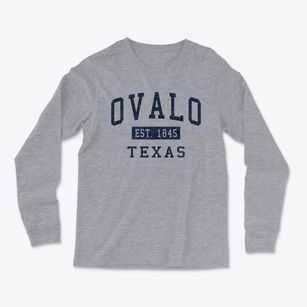 Ovalo Texas Classic Established Light Soft Long Sleeve T-Shirt
