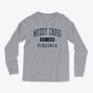 Muddy Cross Virginia Classic Established Light Soft Long Sleeve T-Shirt